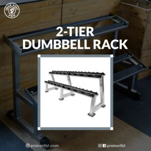 Iron Fist Pro 2-Tier Dumbbell Rack