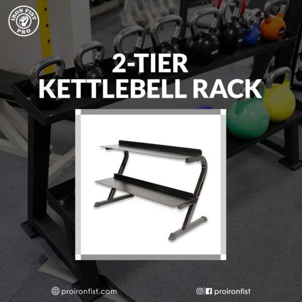 Iron Fist Pro 2-Tier Kettlebell Rack