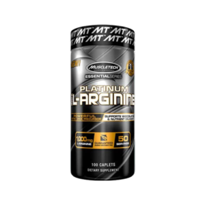 MuscleTech Platinum 100% L-Arginine, 100 Caps