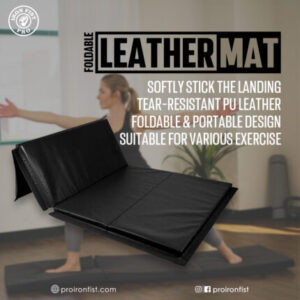 Iron Fist Pro Foldable Leather Mat