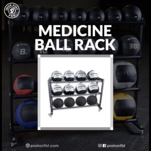 Iron Fist Pro Medicine Ball Rack