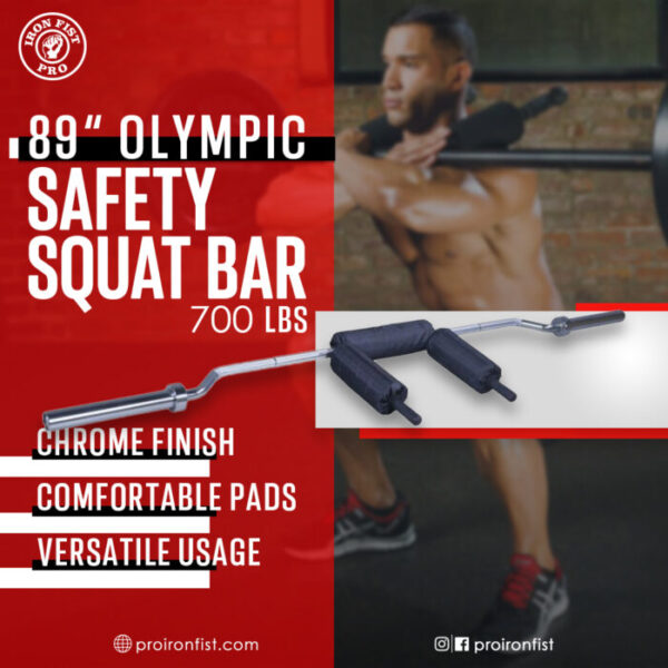 Iron Fist Pro Olympic Safety Squat Bar